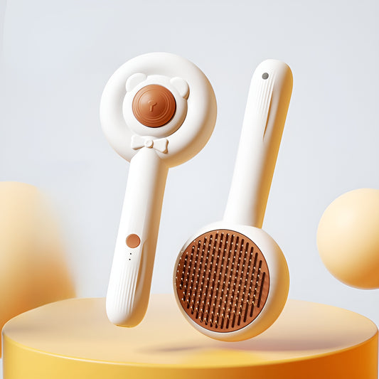 Rechargeable Pet Nail Trimmer & Grooming Brush (2-in-1 Tool)